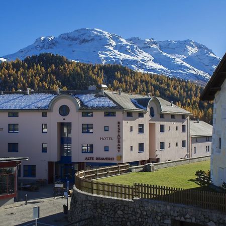 Hotel Restaurant Alte Brauerei Celerina/Schlarigna Bagian luar foto